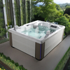 BG-8801 Bigeer 2025 New Luxury Design Fiberglass Freestanding Whirlpool Bathtub Outdoor Spa Hot Tub
