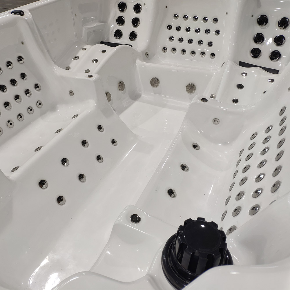 BG-6613 New popular Swimspa with New Design Decoration Stainless Steel 304 Cobra Waterfall outdoor