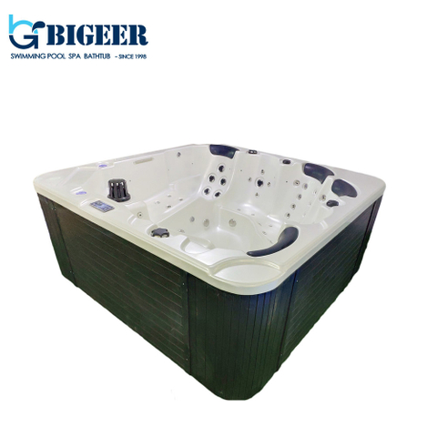 BG-8520 Freestanding 6 adult person hydrotherapy bath hot tub spa pool outdoor with massage jets 