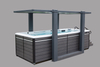 BG-6656 Popular Cheap Freestanding Balboa Outdoor Endless Swim Spa Pool