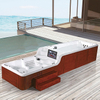 BG-6613 New popular Swimspa with New Design Decoration Stainless Steel 304 Cobra Waterfall outdoor