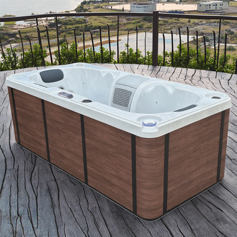 BG-8900 2025 Deluxe 2 Person Hot Tub with Eight Treasures Control System New Product for Outdoor Bathing in Villa Terrace