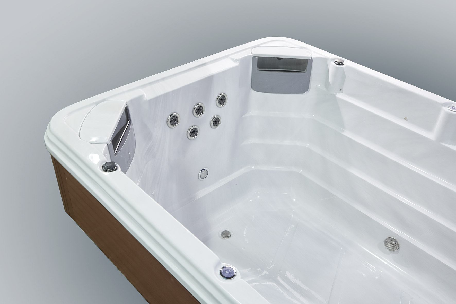 BG-6618 Acrylic outdoor above ground pool fiberglass ship spa swimming pool