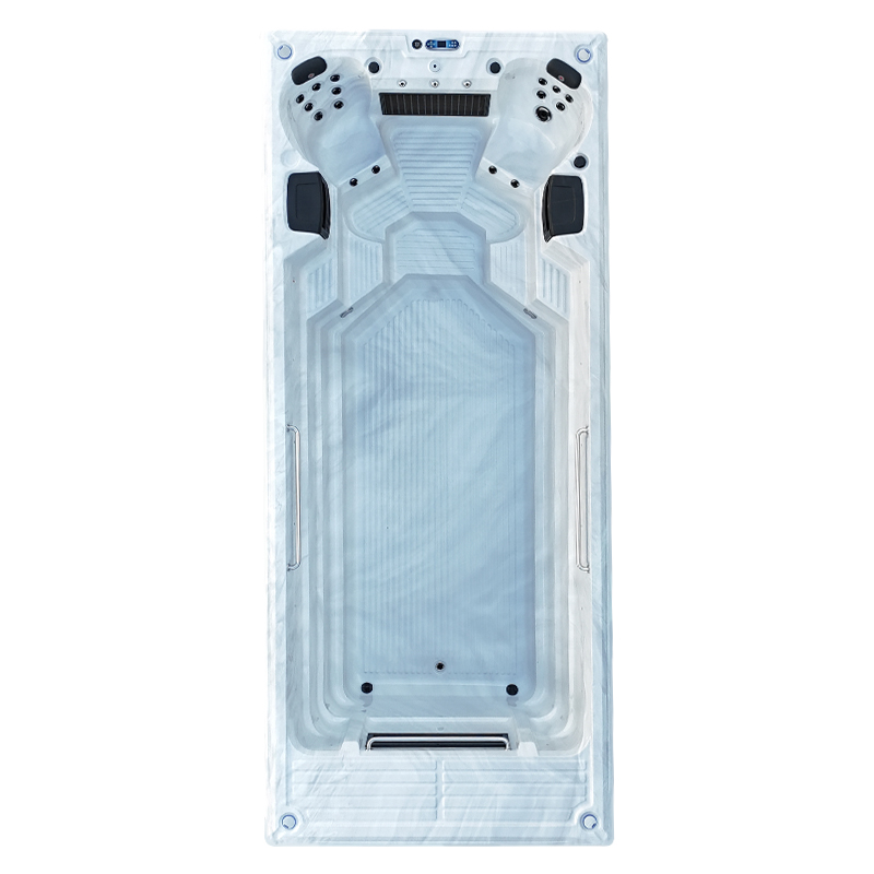 2025 New BG-6669 Acrylic Outdoor 2 Seats Swim Spa Pool Endless Swimming Pool