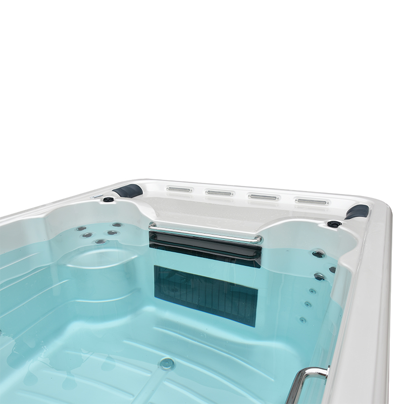 BG-6616 Extra Long Deeper Infinity swimming pool spa with dual zone 