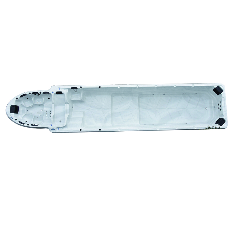 BG-6617 New Design 12 Meters Acrylic Swimming Pool Outdoor Swim Spa with Cover