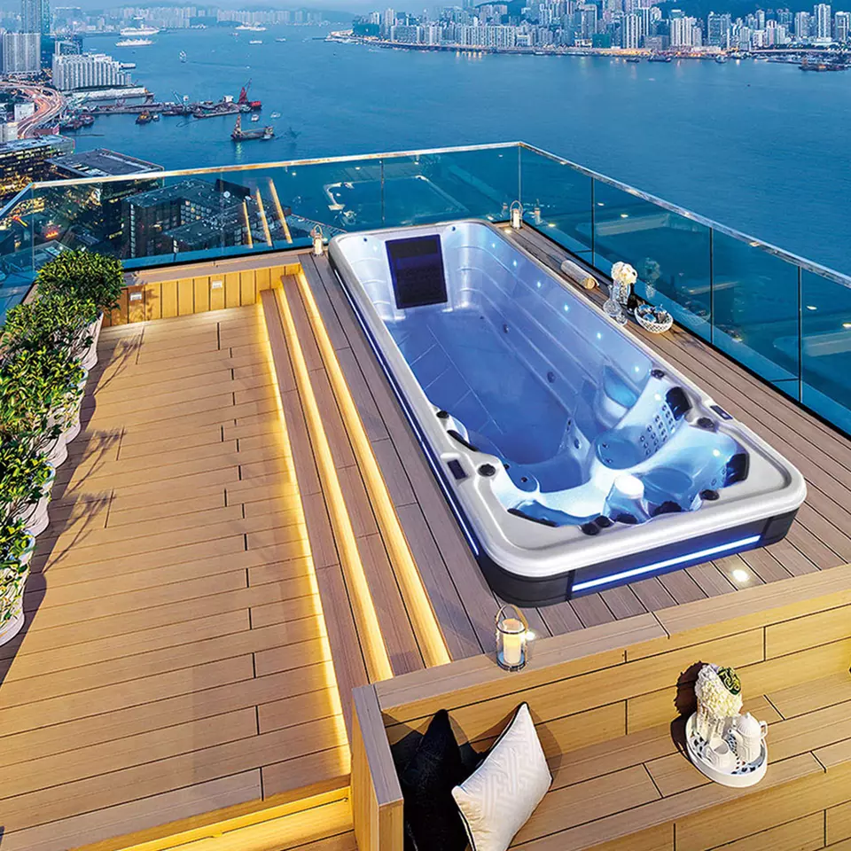 BG-6608A 4 Persons Fashion Bolaboa Hydro Swimming Pool SPA Hot Tub Outdoor 