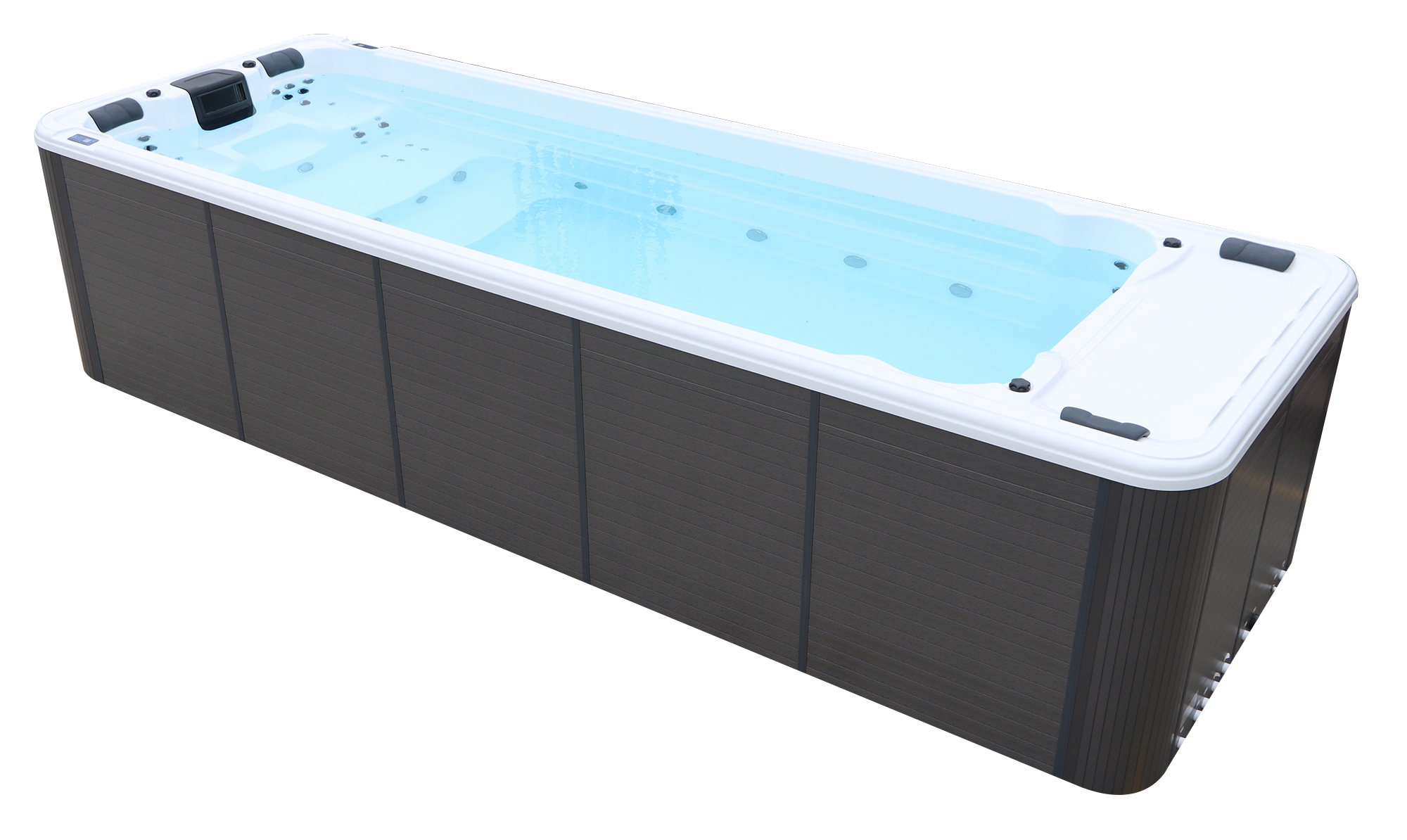 BG-6623 New style acrylic swimming massage spa pool with waterfall