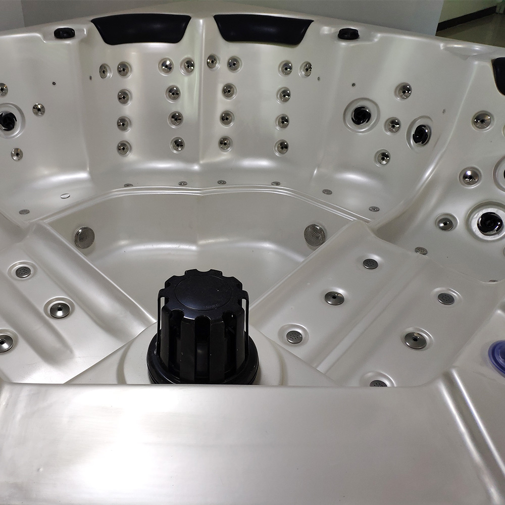 BG-8520 Freestanding 6 adult person hydrotherapy bath hot tub spa pool outdoor with massage jets 