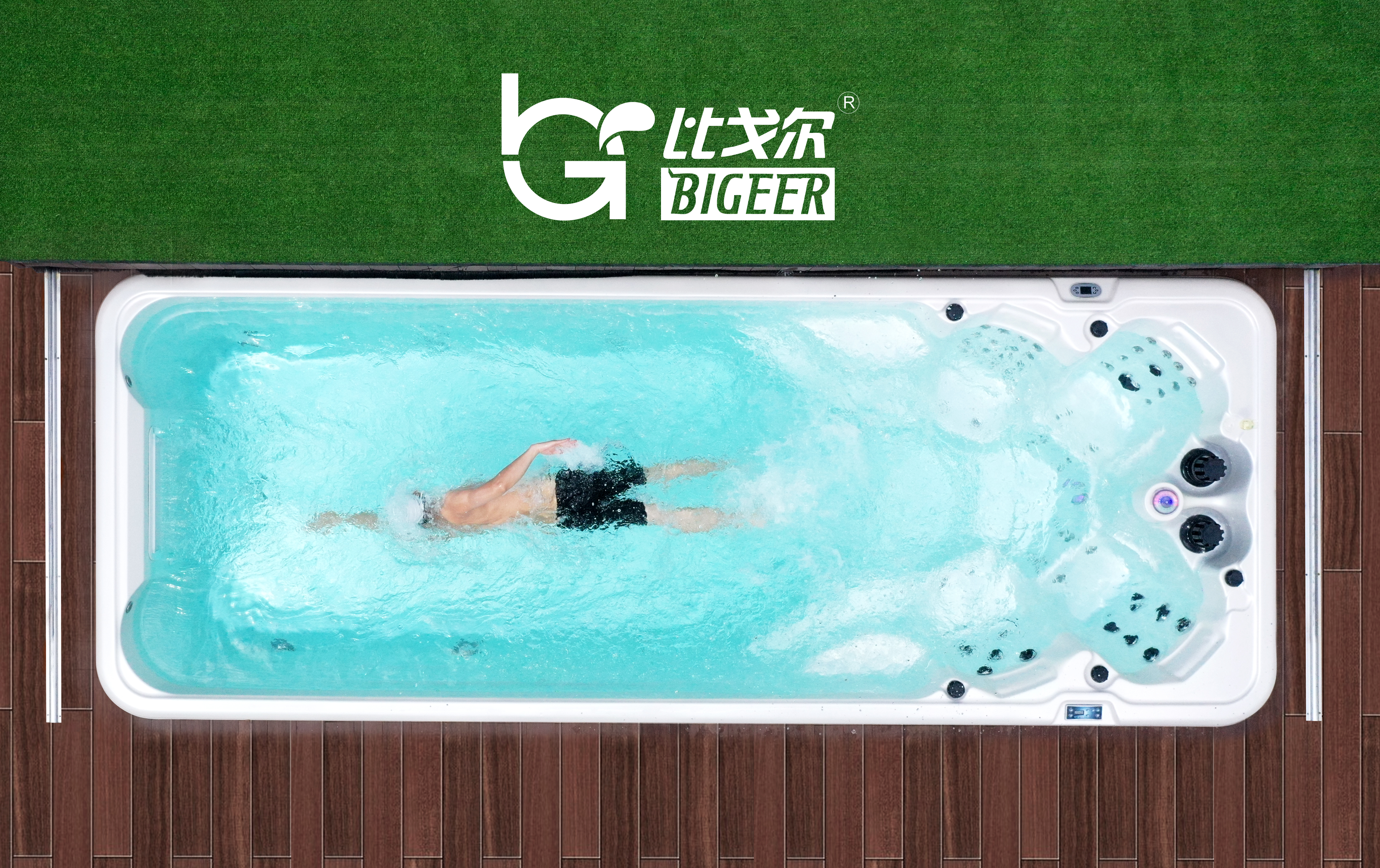 BG-6608 Outdoor Garden Jacuzzi with CE SAA Certificates Outdoor Spa Swimming Pool