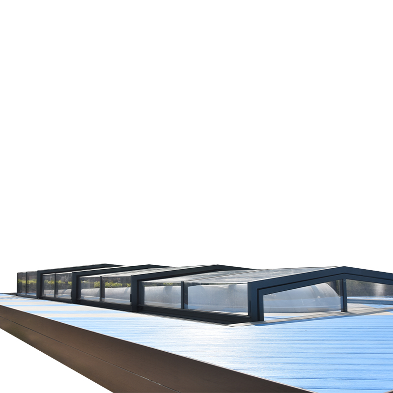 Transparent Retractable Swim Pool Cover