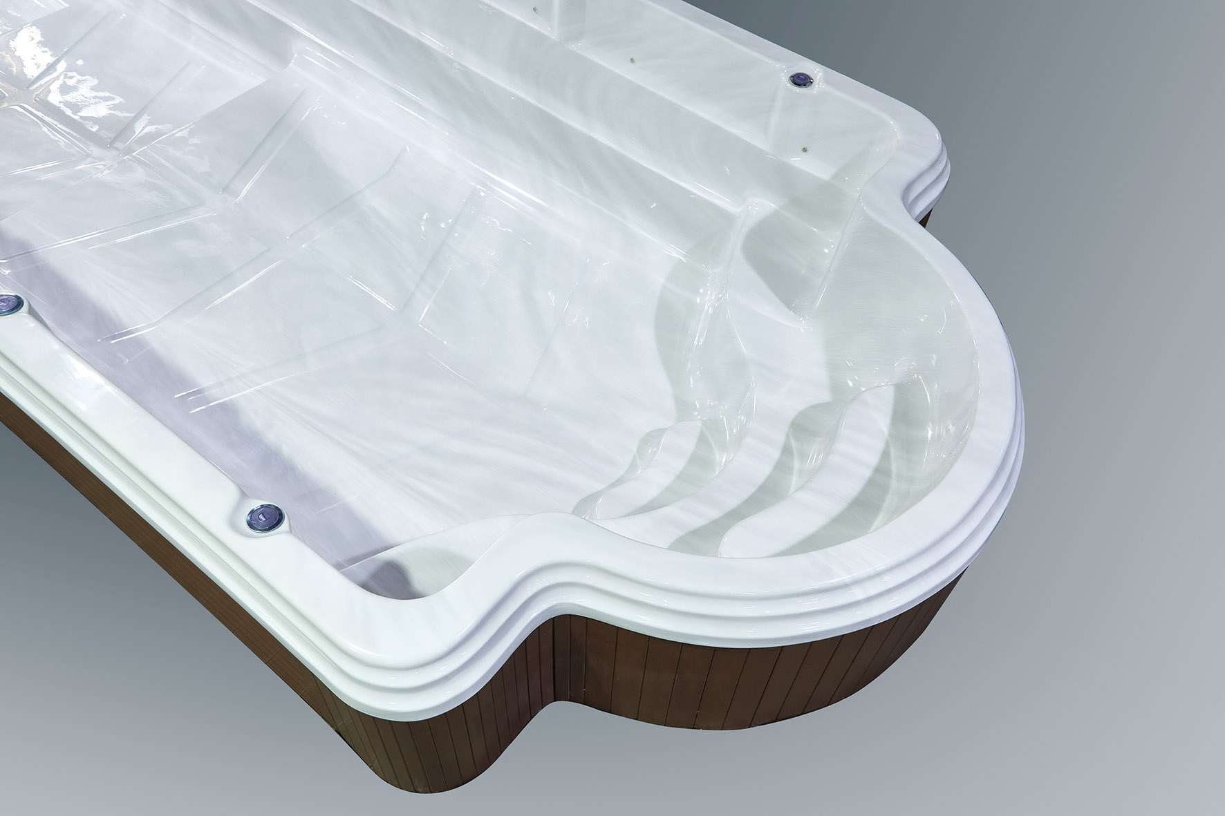 BG-6618 Acrylic outdoor above ground pool fiberglass ship spa swimming pool