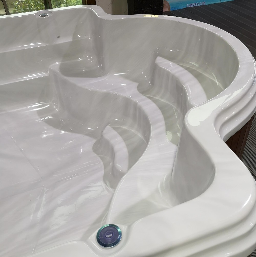 BG-6618 Acrylic outdoor above ground pool fiberglass ship spa swimming pool