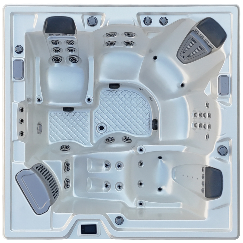 BG-8803 Bigeer 2025 Luxury Acrylic Modern Design Massage Bathtub Outdoor Spa Bathtub