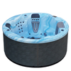 BG-8805 Bigeer 2025 Luxury Acrylic Round Cylinder Outdoor Hot Water Spa Bathtub