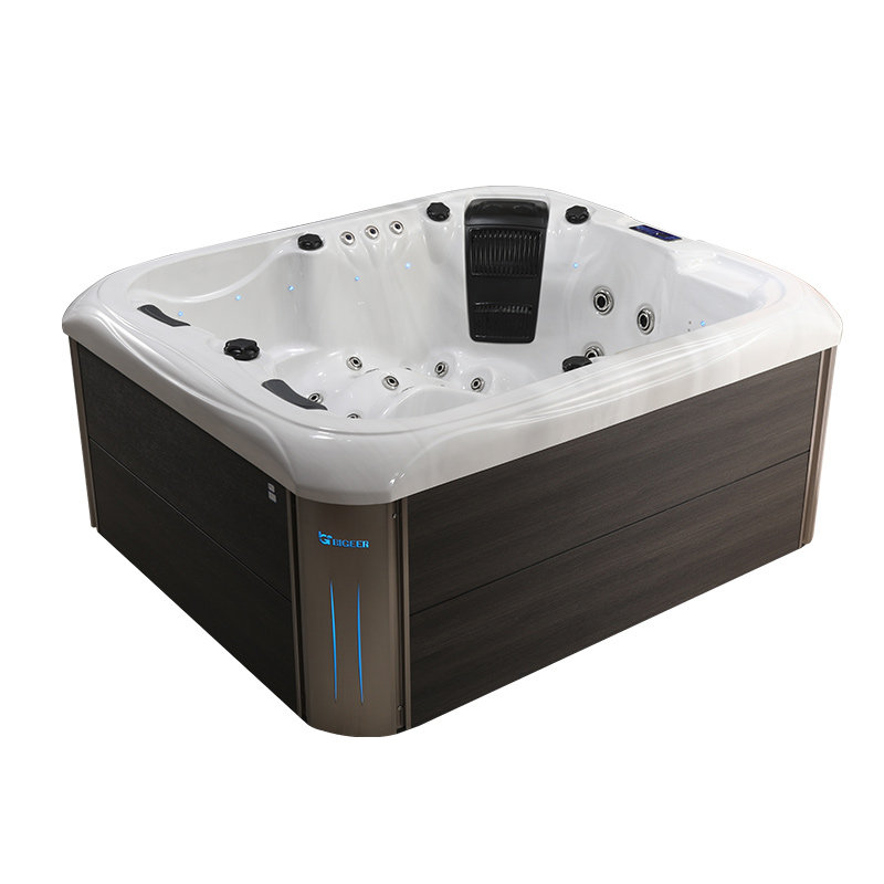 BG-8891 5-Person Luxury Hydrotherapy Hot Tub | 2 Lounges 3 Seats Outdoor Spa