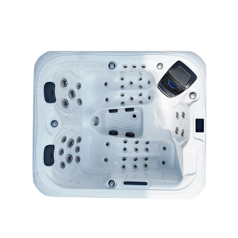 BG-8891 5-Person Luxury Hydrotherapy Hot Tub | 2 Lounges 3 Seats Outdoor Spa