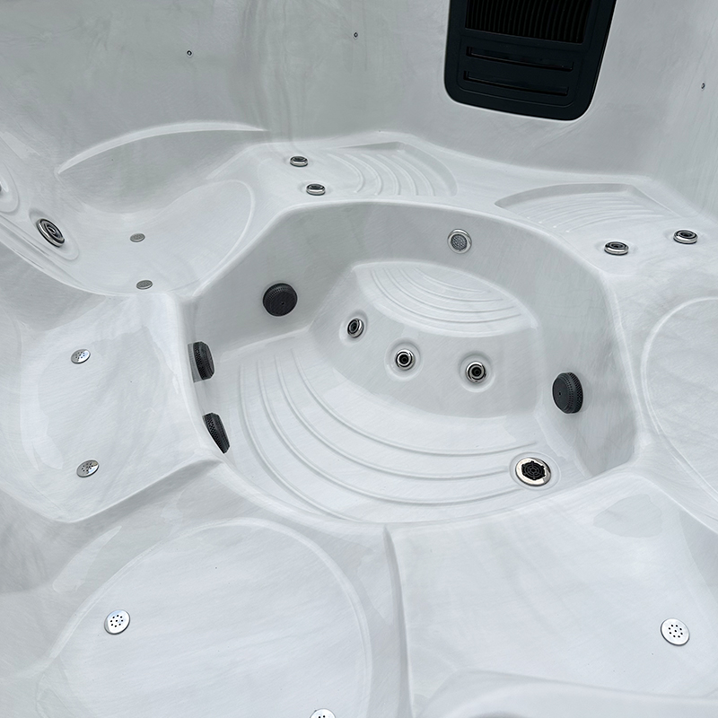 BG-8833 5-Person Outdoor Hydrotherapy Hot Tub | 2 Lounge 3 Seats Premium Spa