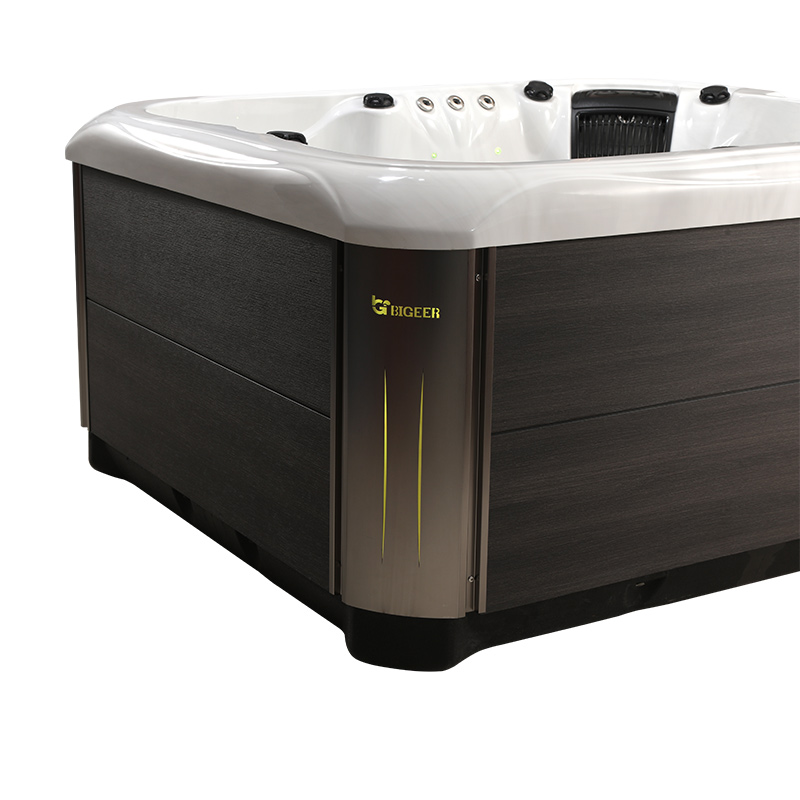 BG-8891 5-Person Luxury Hydrotherapy Hot Tub | 2 Lounges 3 Seats Outdoor Spa