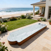 BG-6618 Acrylic outdoor above ground pool fiberglass ship spa swimming pool