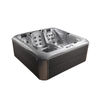 BG-8893 4-Person Premium Square Outdoor Hot Tub | 2 Lounges 2 Seats Hydrotherapy Spa