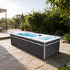 BG-6659 Luxury Large Swimming Spa Pool with Counter Currents Acrylic Whirlpool Swim Spa