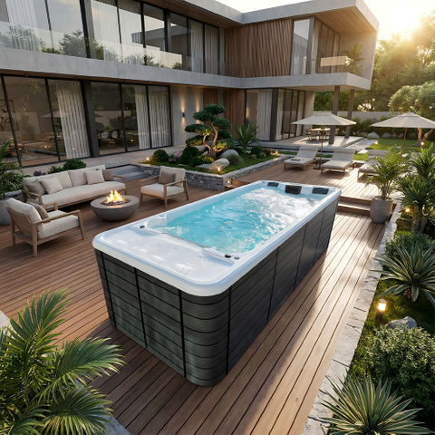 BG-6622 Hot Sale Outdoor Whirlpool Container Spa Swimming Pool Bath Tub Massage Outdoor Hot Tub 