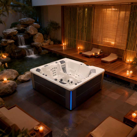 BG-8803 Bigeer 2025 Luxury Acrylic Modern Design Massage Bathtub Outdoor Spa Bathtub