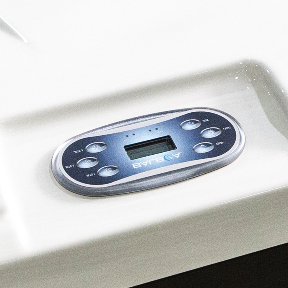 BG-9902 All-in-One Sports Recovery Acrylic Spa Bath Tub Modern Design Balboa Control Freestanding Rectangle Easy-Set Cold Tub