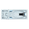 BG-6659 Luxury Large Swimming Spa Pool with Counter Currents Acrylic Whirlpool Swim Spa
