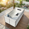 BG-6661 Chinese Cheap Buy Outdoor Portable Swimming Pool with Training Machine Swim Spa