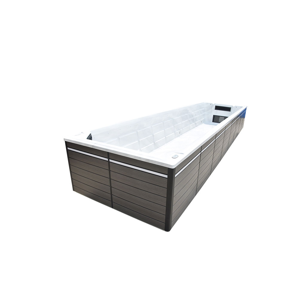 BG-6665 11.8m Luxury Extra Large Endless Swim Spa 5KW Electric Swimming Machine Aristech Acrylic Constant Temperature Swimming Pool for Villa Resort Hotel Club