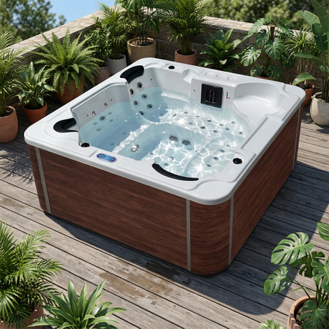 BG-8808 Classic Bigeer Acrylic Hydro Jets Massage Swim Spa Pool Bathtub Indoor Hot Tub for home 