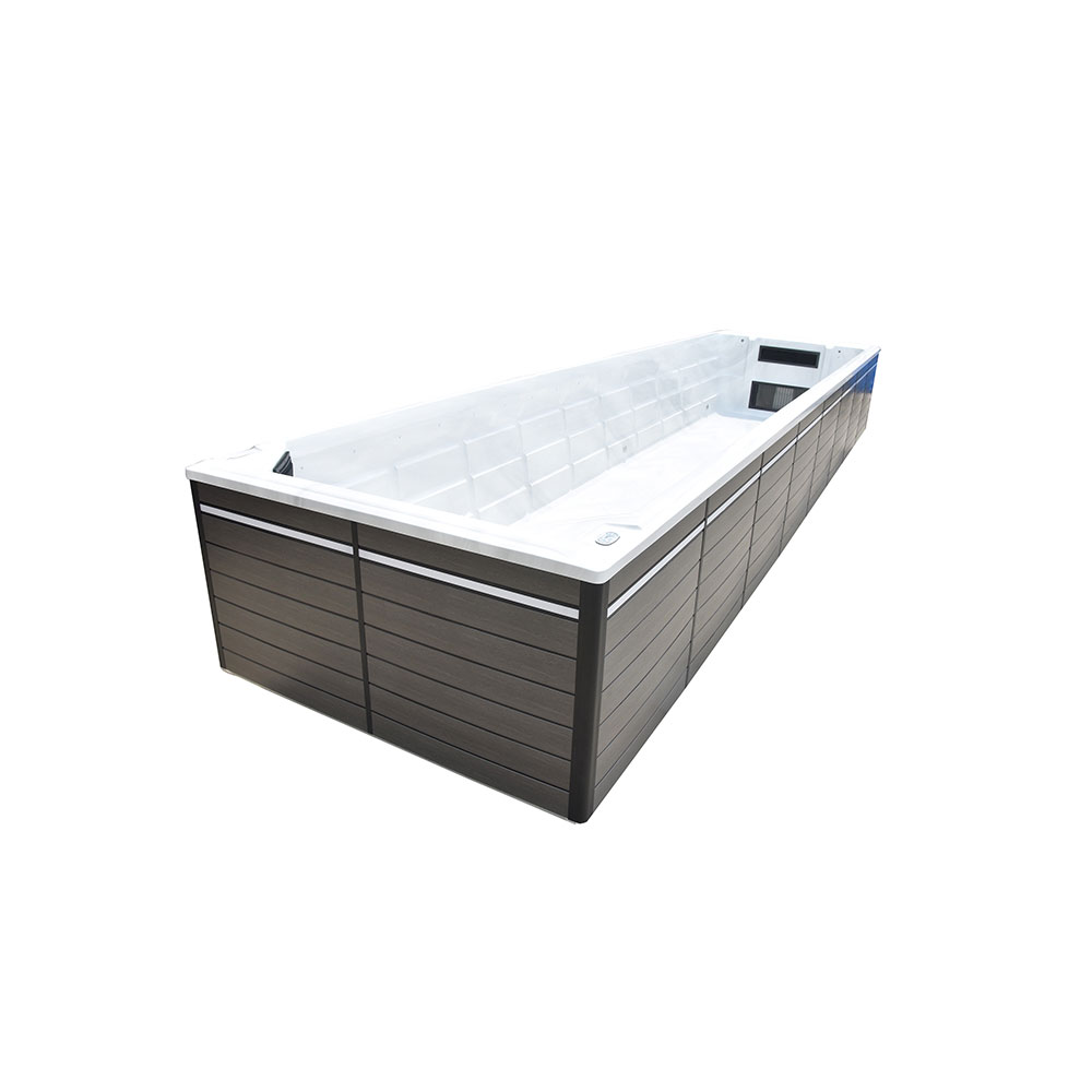 BG-6665 11.8m Luxury Extra Large Endless Swim Spa 5KW Electric Swimming Machine Aristech Acrylic Constant Temperature Swimming Pool for Villa Resort Hotel Club