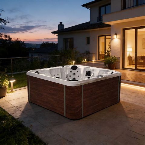 BG-8878 Hot Sale Outdoor Acrylic Whirlpool Massage Hot Tub for 7 Persons